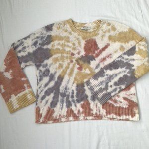 PRICE DROP!! Madewell Tie Dye Westford Sweater Sz S